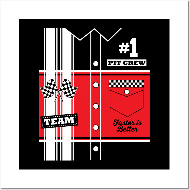 Pit Crew Costume Wall Art by DetourShirts